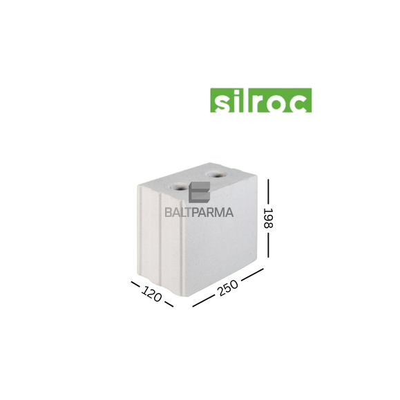 Silroc Plus silikatiniai blokeliai 120x198x250