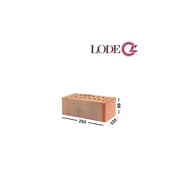 LODE 120 Statybinės plytos perforuotos, 120x88x250