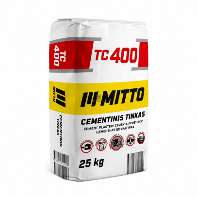 MITTO TC400 cementinis tinkas 25 kg