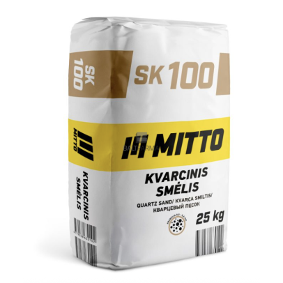 MITTO SK100 kvarcinis smėlis 0–0,4 mm