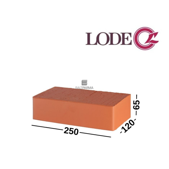 LODE 65 mm pilnavidurės statybinės plytos 120x65x250