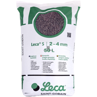 FIBO (LECA) keramzitas 50L (0,05 m3) maišais, frakcija 2-4 mm
