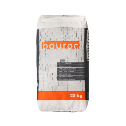 BAUROC/SILROC klijai akyto betono blokeliams, 25 kg, pilki