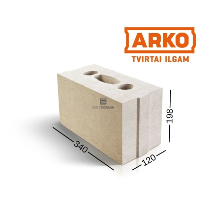 ARKO M12 silikatinis blokas 120x198x340