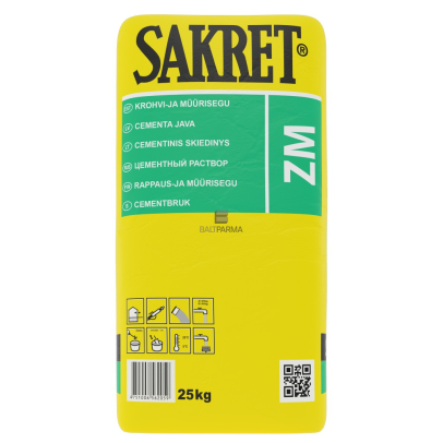 Mūro mišinys Sakret ZM Cementinis