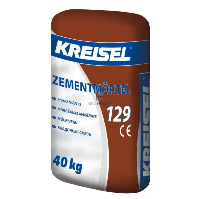 KREISEL ZEMENTMORTEL 129 mūro mišinys, 40 kg