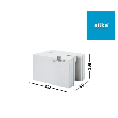 SILKA E 80 silikatiniai blokeliai 80x199x333