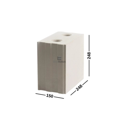 SLS M15/15 silikatiniai blokeliai pertvaroms 150mm 15 Mpa 150x248x248