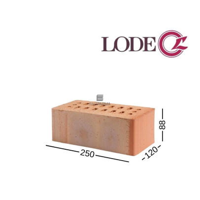 LODE 120 Statybinės plytos perforuotos, 120x88x250