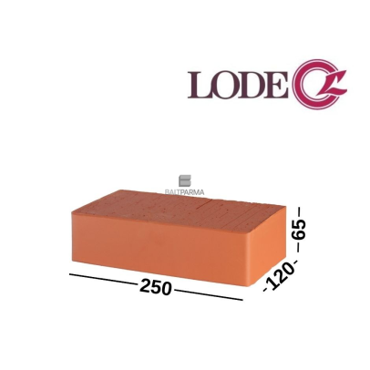 LODE 65 mm pilnavidurės statybinės plytos 120x65x250