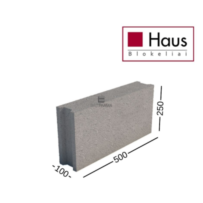HAUS SP 100 blokeliai 100x250x500