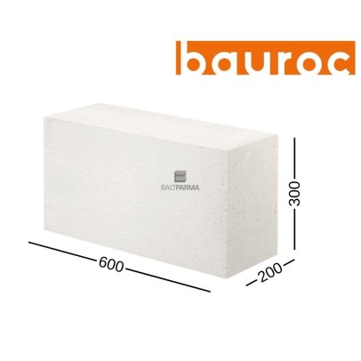 BAUROC UNIVERSAL 200 akyto betono blokeliai 200x300x600