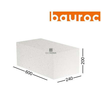 BAUROC ACOUSTIC 240 akyto betono blokeliai 240x200x600