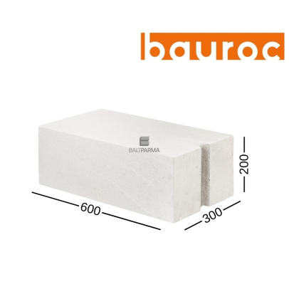 BAUROC HARD 300 akyto betono blokeliai 300x200x600
