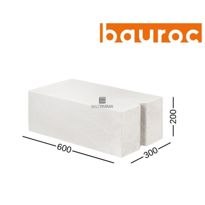 BAUROC ECOTERM+ 300 akyto betono blokeliai 300x200x600