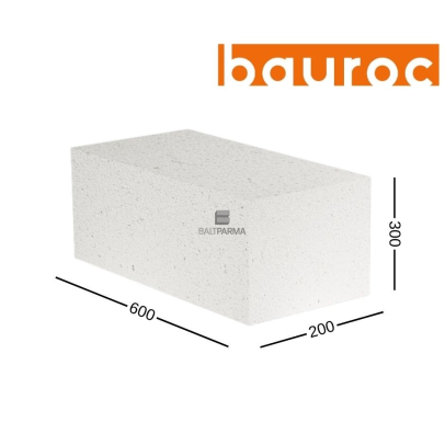 BAUROC GREEN 200 akyto betono blokeliai 200x300x600