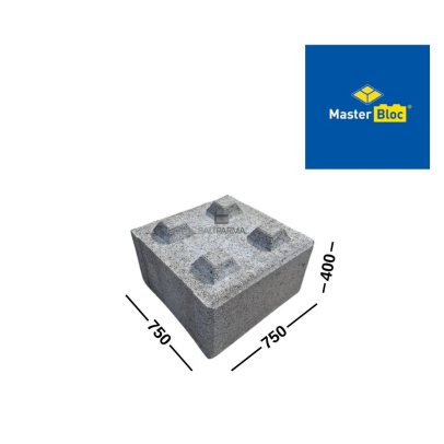 MASTERBLOCK betoniniai LEGO tipo blokai 750x400x750