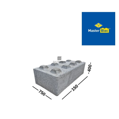 MASTERBLOCK betoniniai LEGO tipo blokai 750x400x1500