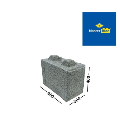 MASTERBLOCK betoniniai LEGO tipo blokai 600x400x300