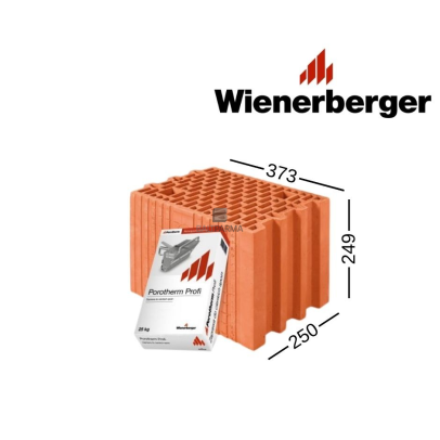 WIENERBERGER PROFI 250 keraminis blokas 250x249x373