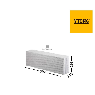 YTONG PP4/0,6 akyto betono blokeliai 115x199x559
