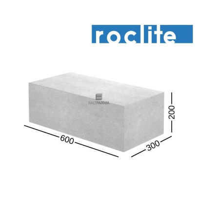 ROCLITE 300 akyto betono blokeliai 300x200x600