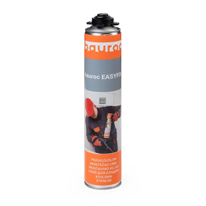 BAUROC/SILROC EasyFix PU poliuretaniniai klijai blokeliams (PU blokelių/mūro klijai), 750 ml, 53001