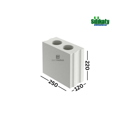 SILIKAT N12 120mm silikatiniai blokeliai 15MPa 120x220x250