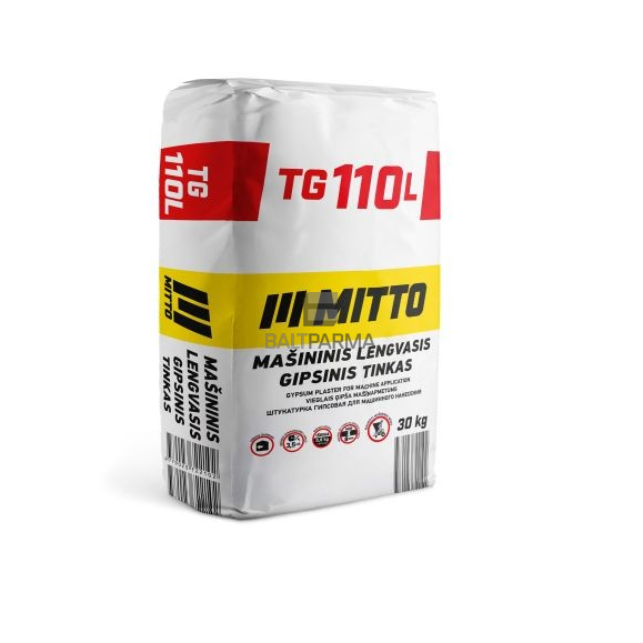 Tinkas MITTO gipsinis TG110 L, mašininis, 30 kg
