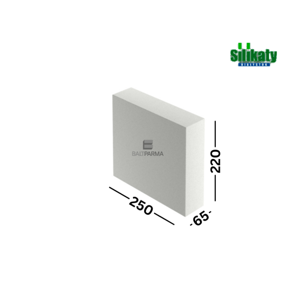 SILIKAT KSP6,5 65mm silikatiniai blokeliai 15MPa 65x220x250