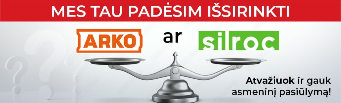 Arko ir Silroc palyginimas